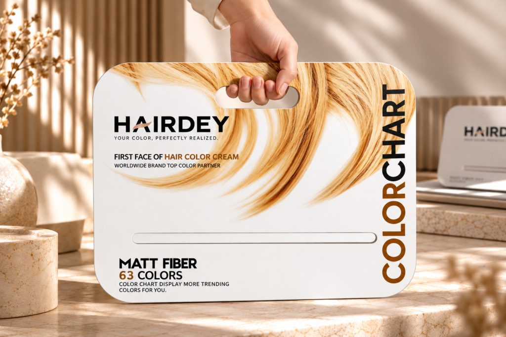 KT Board Hair Color Chart