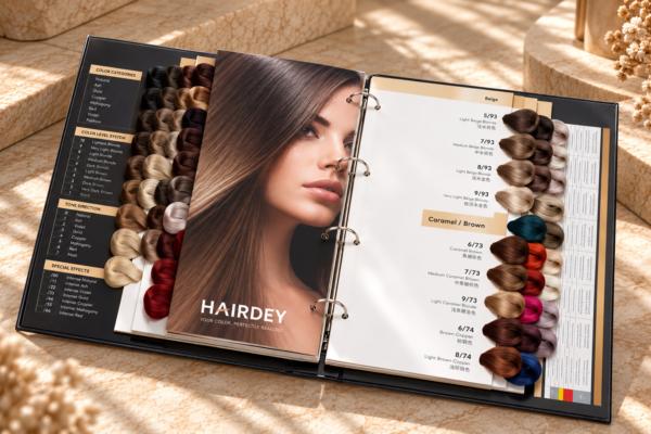 95 Shades Binder Style Hair Color Chart