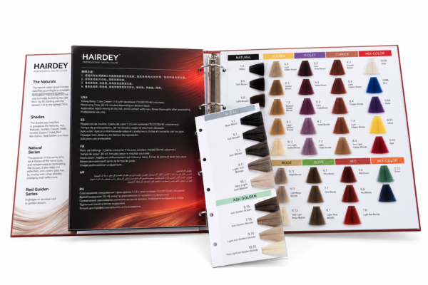 50 Shades Binder Style Hair Color Chart