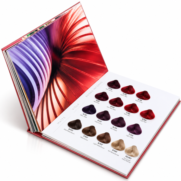 104 shades book style hair color chart