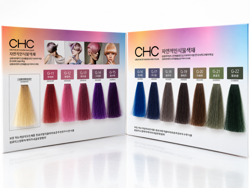 2-Fold Hair Color Chart