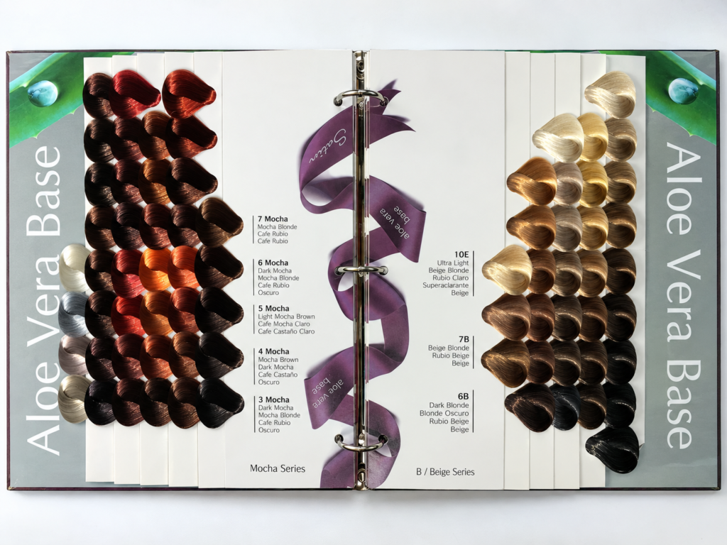 Binder Style Hair Color Chart