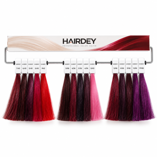 65 Shades Button Hair Color Chart