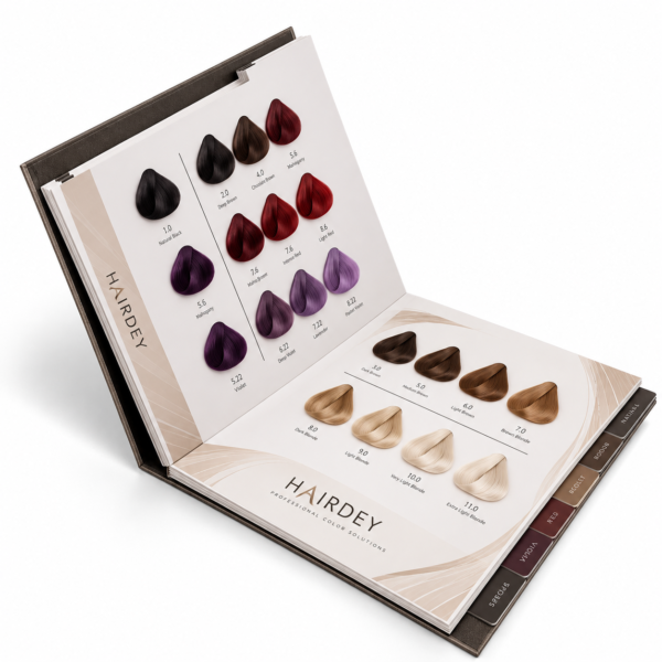 81 Shades Book Style Hair Color Chart